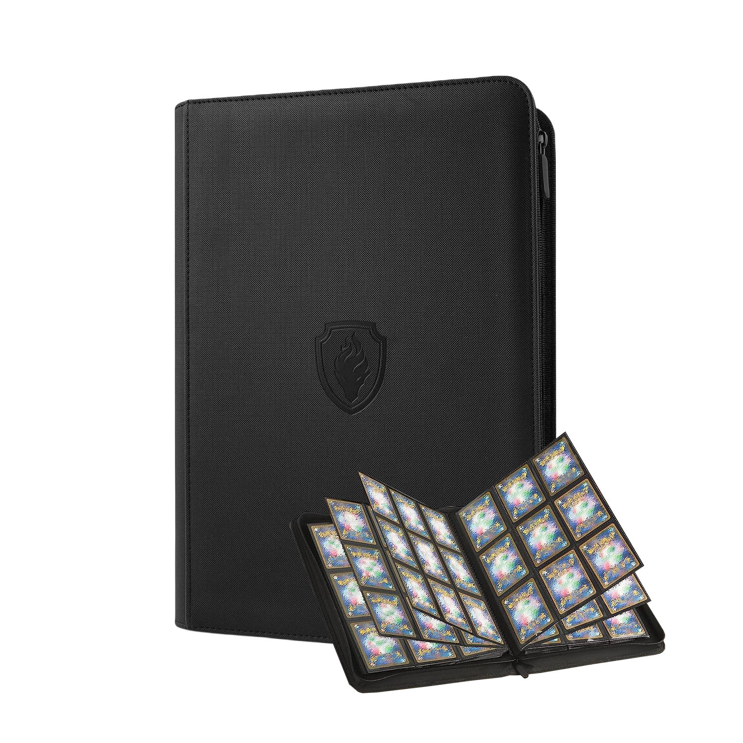 Pokemon Binder Card - Trading Card Binder com PU Capa,