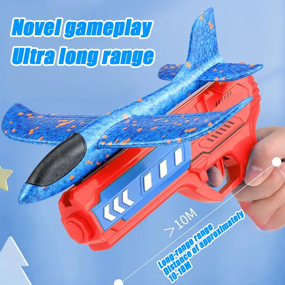 Model Airplane Plastic - Avião de brinquedo com um clique,