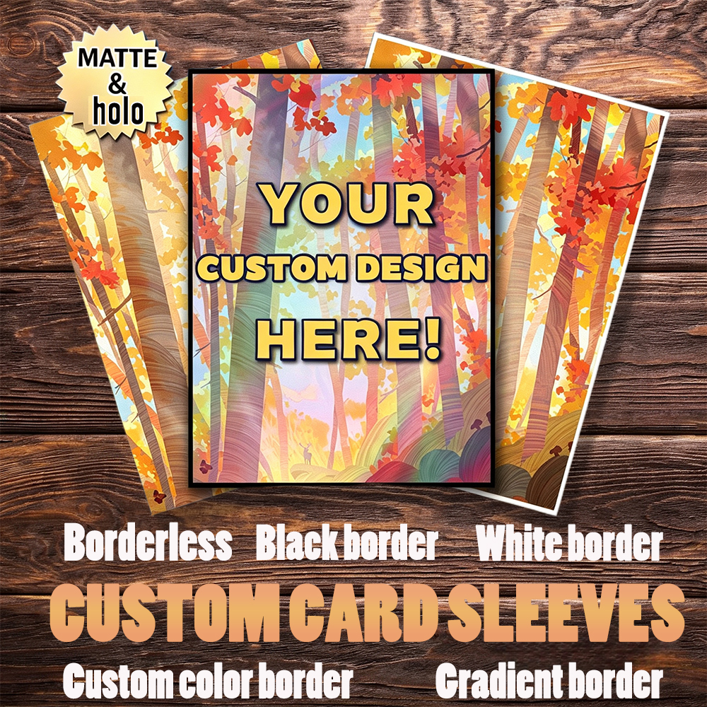 Card Penny Sleeve - Capas Personalizadas para TCG 62x89/66x91MM Opção