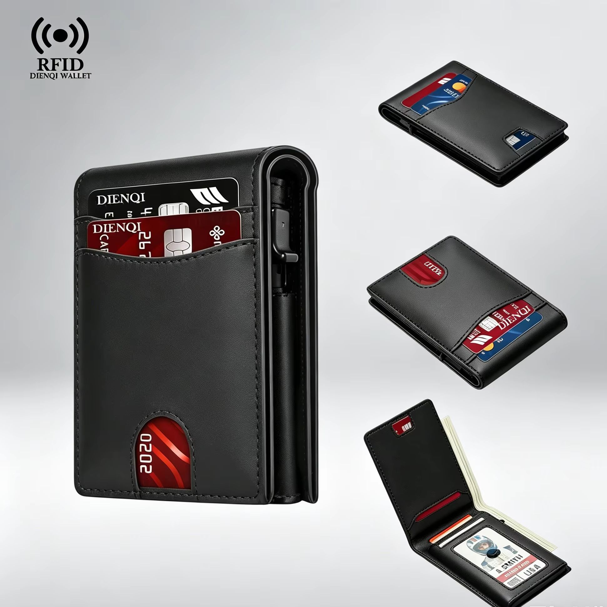Card Top Loader - Carteira Masculina de Luxo para Cartões