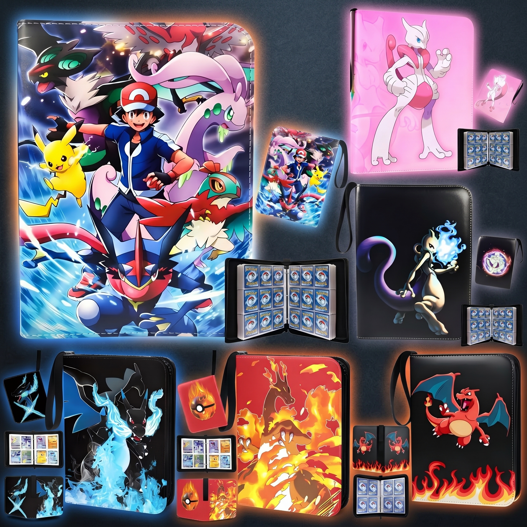 Pokemon Binder Card - Álbum de Cartas Colecionáveis Bandai Pokemon
