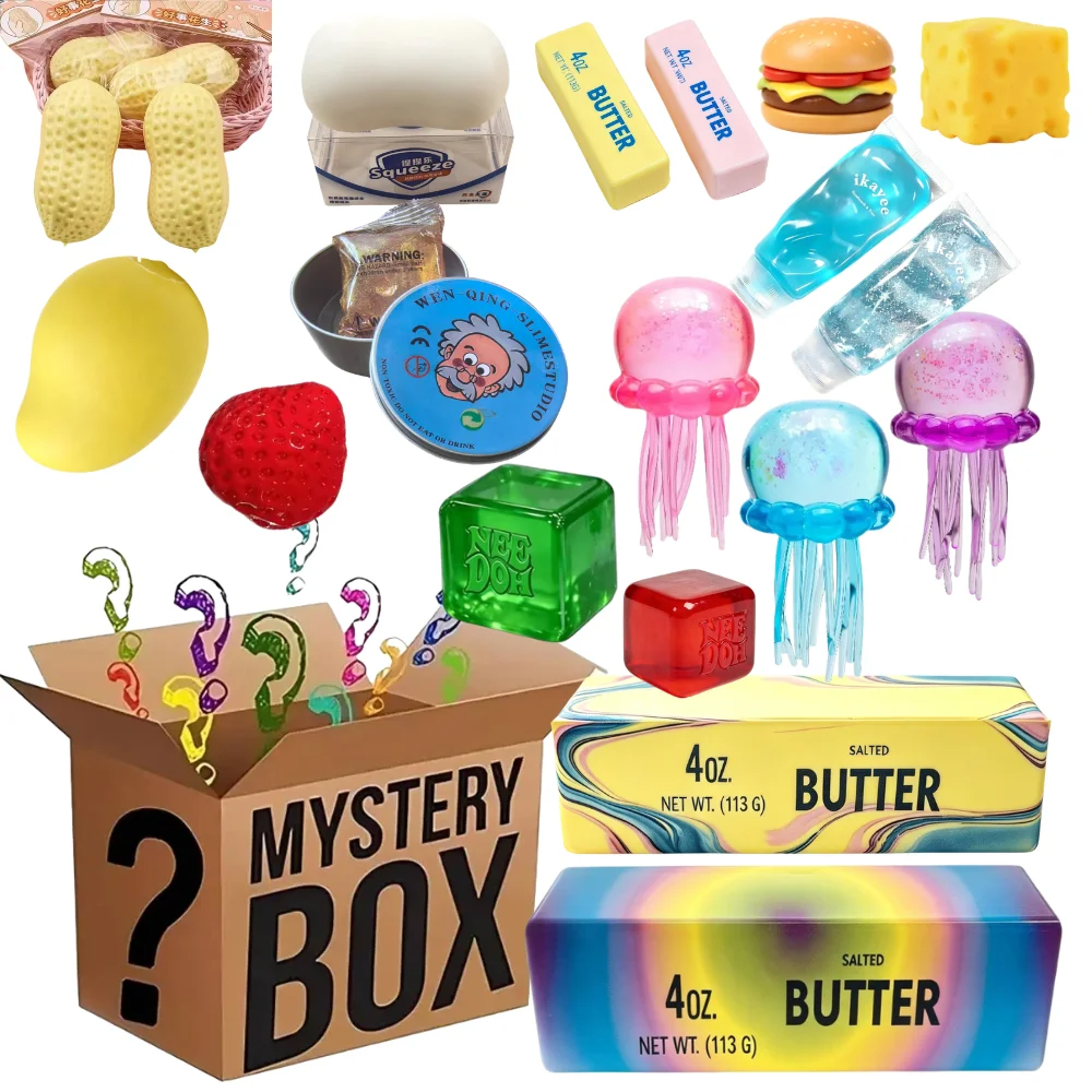 Mystery Box Blind Bag - Caixa Surpresa Popular: Squishy Mochi Pata
