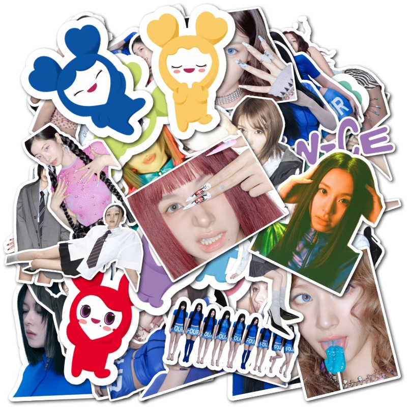 Vinyl Figure Blank - 56PCS Adesivos de Personagens de Anime