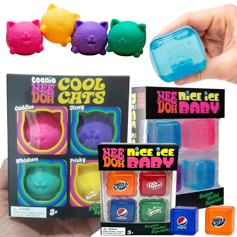 Fidget Cube Original - Schylling Needoh Nice Cube Brinquedos Sensoriais