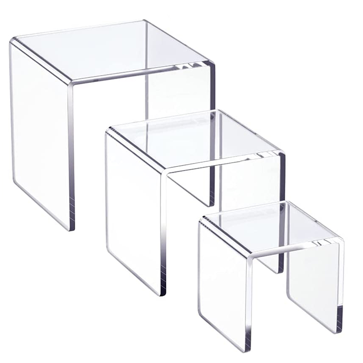 Pop Display Shelf - 5mm forma u acrílico expositor risers