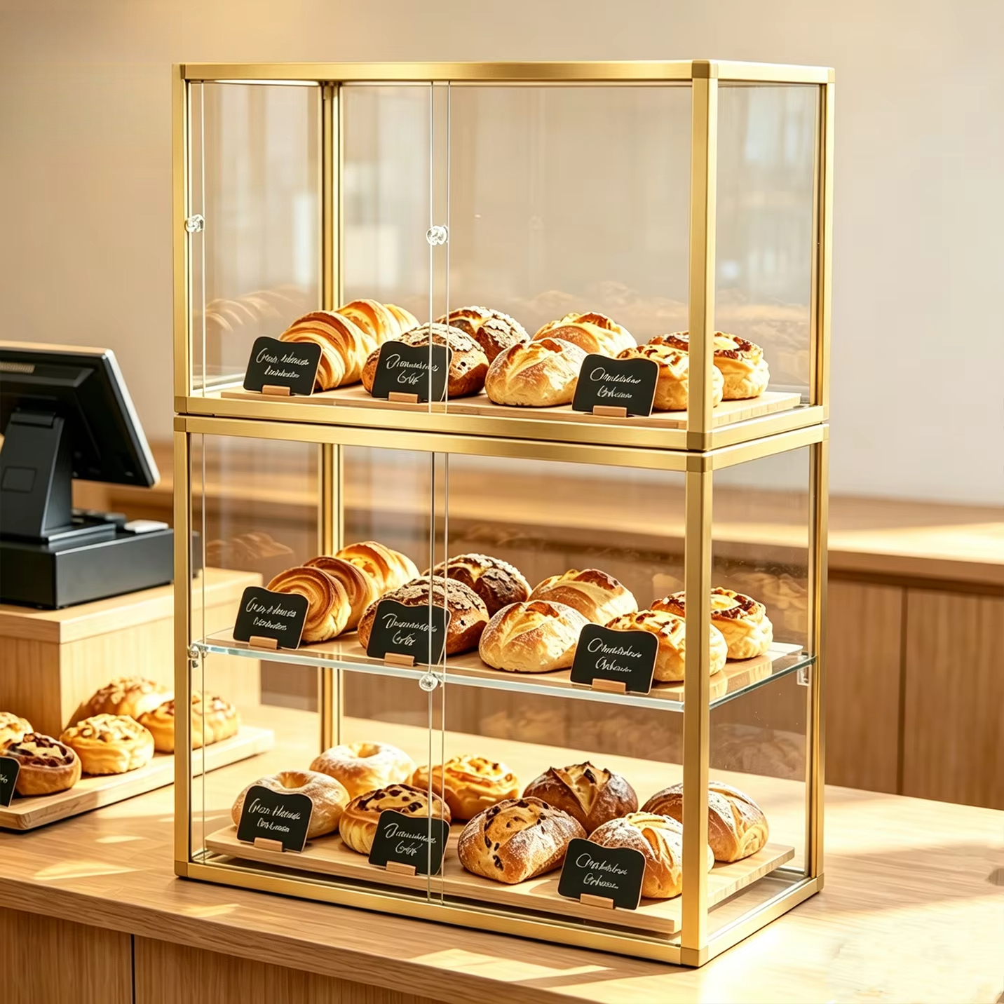 Display Case Acrylic - Expositor de Alimentos em Acrílico Transparente