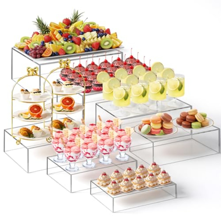 Display Risers Set - Conjunto de 7 Suportes de Buffet