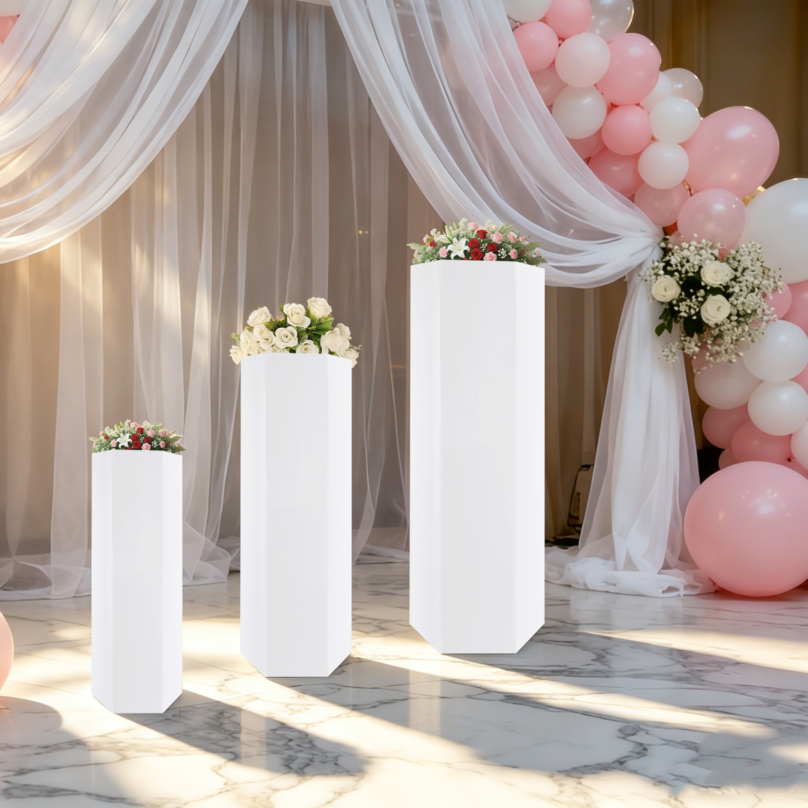 Display Risers Set - Conjunto de 3 Suportes de Acrílico