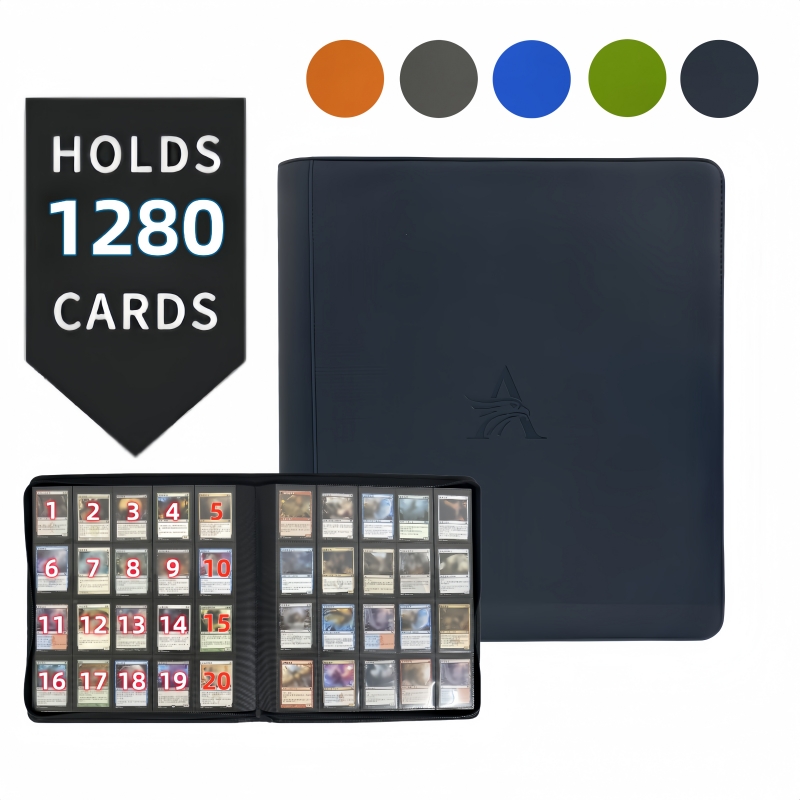 Pokemon Binder Card - Fichário Premium para 20 Cartas –