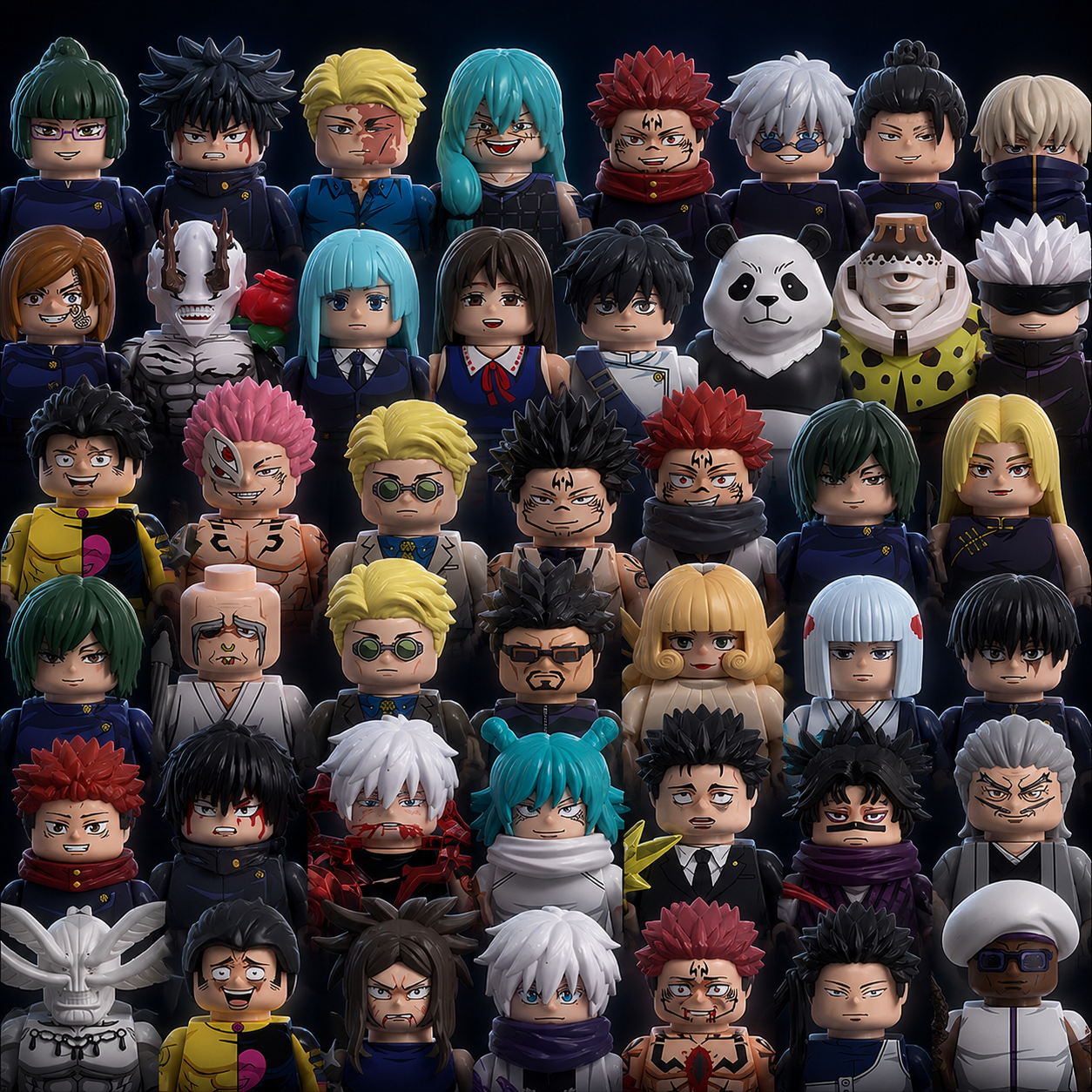 Building Block Mini - Blocos de Montar Jujutsu Kaisen 48