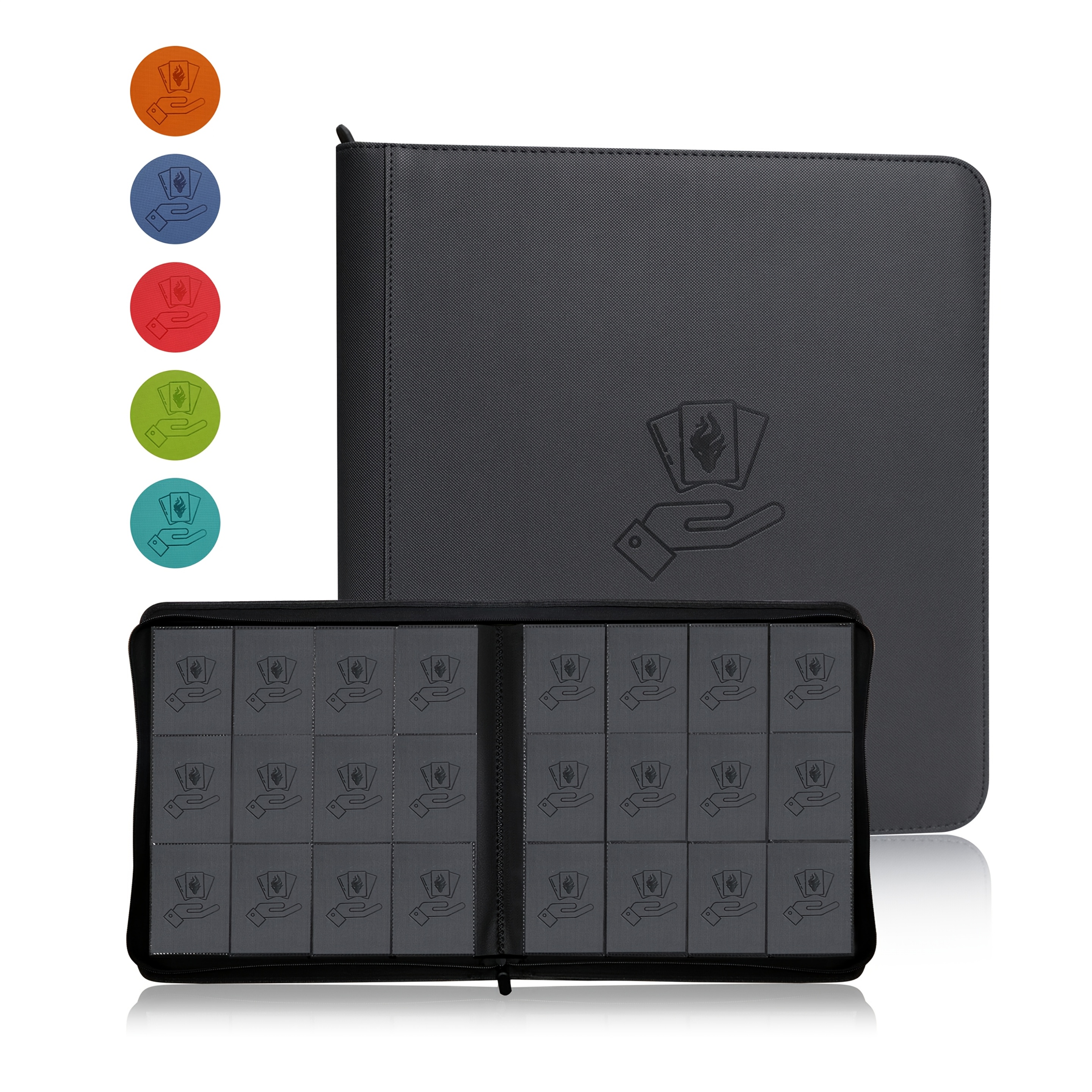 Pokemon Binder Card - Fichário com Zíper para Cartas Colecionáveis