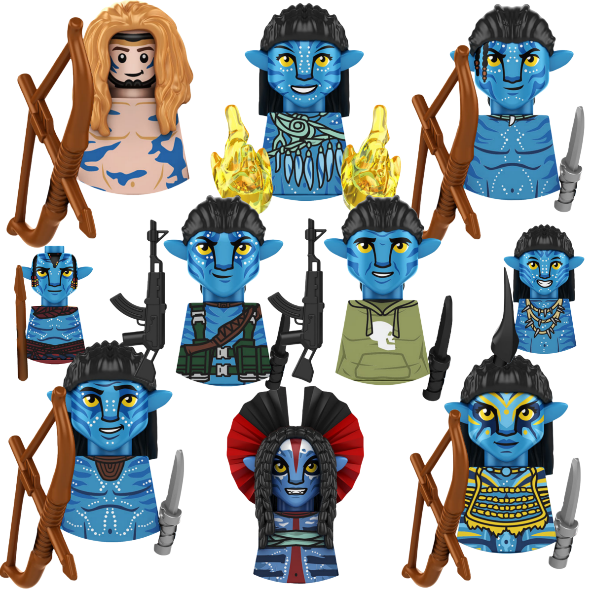 Building Block Mini - Blind Box TP1047 TP381 Novos Personagens