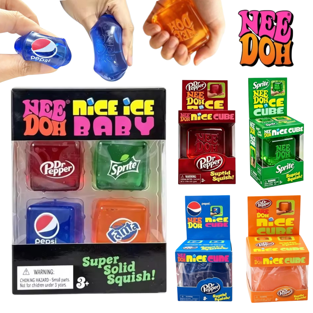 Fidget Cube Original - Brinquedo Antiestresse Needoh Mini Nice Ice