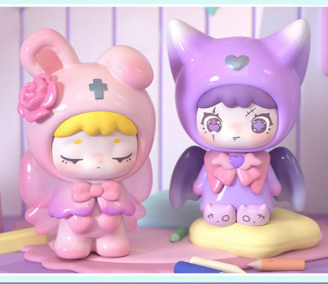 Vinyl Figure Blank - Qubii outono animal castelo dia &