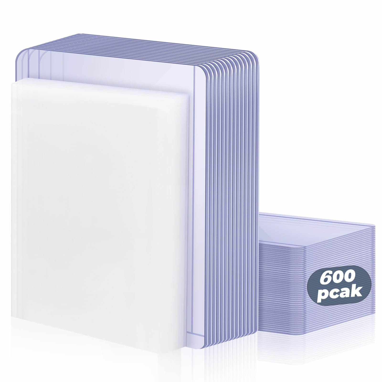 Graded Card Display - 100-600pcs Protetores de Cartão Rígidos e