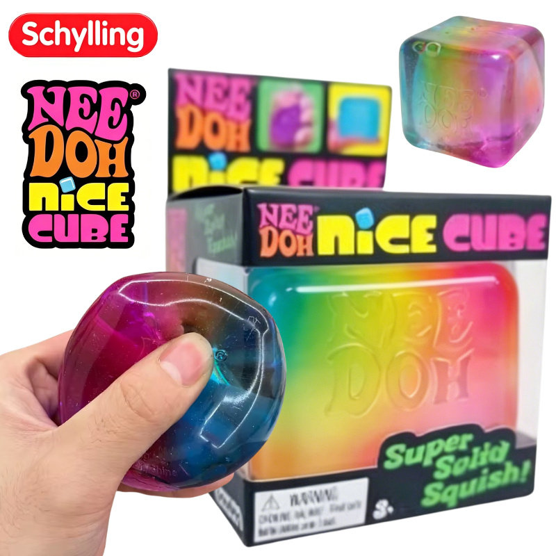 Fidget Cube Original - Schylling NeeDoh Rainbow Cube Squishy Blind