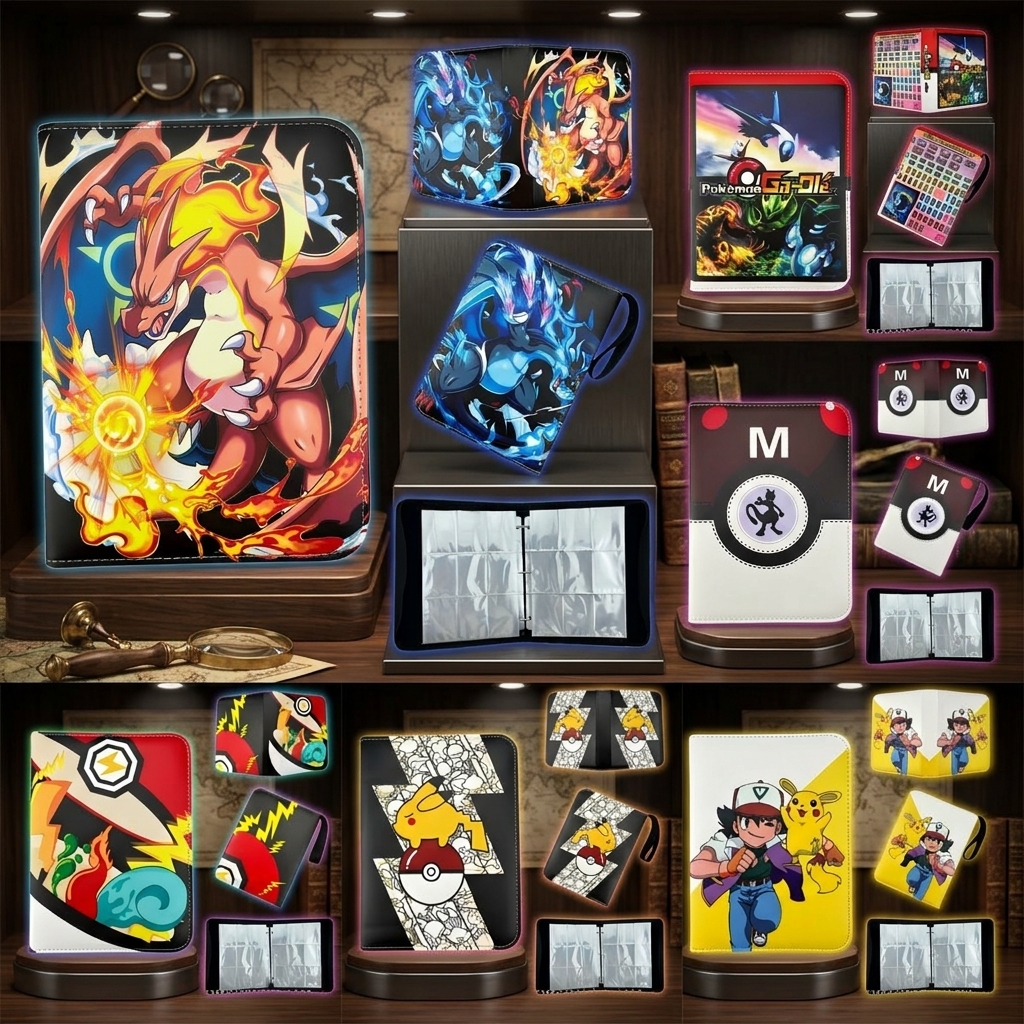Pokemon Binder Card - Álbum de Cartas Bandai Pokemon 4or9Pocket,