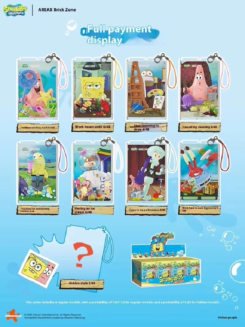 AREAX Genuíno SpongeBob Bikini - Building Block Mini avaliação e preço