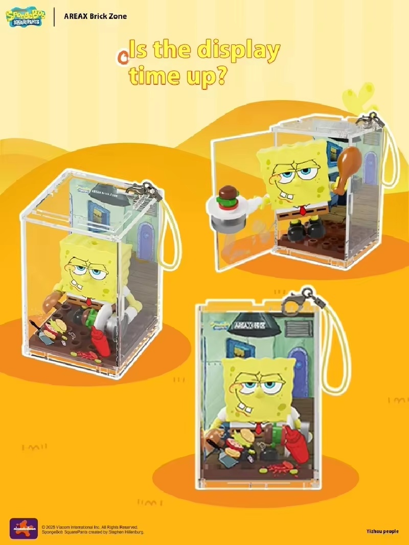 AREAX Genuíno SpongeBob Bikini - Building Block Mini avaliação e preço