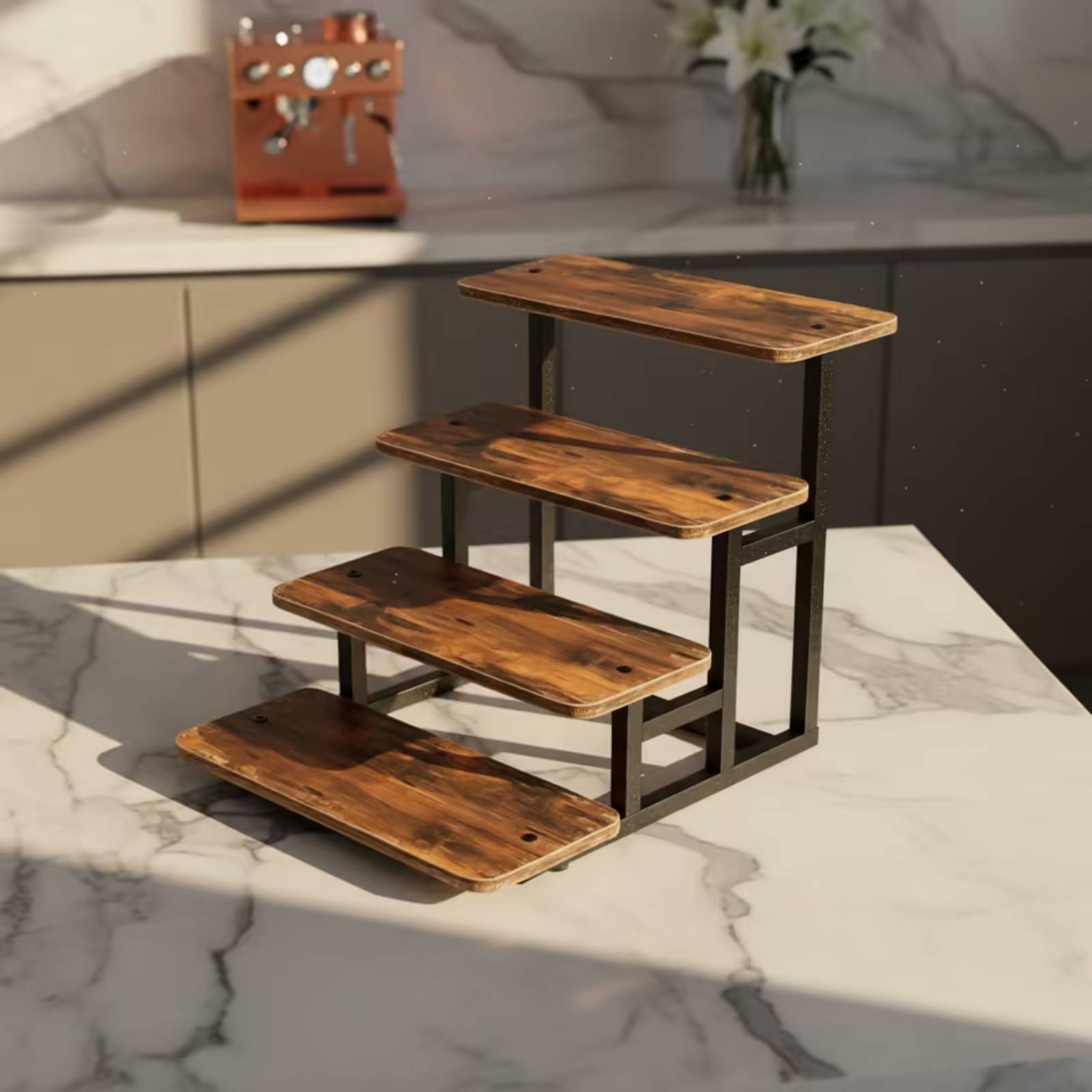 Suporte de Exibição de 4 Nívei - Display Risers Set avaliação e preço