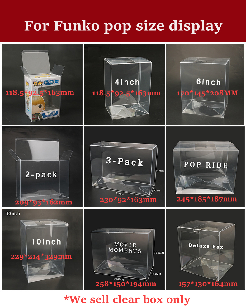 Caixa transparente transparent - Funko Pop Protector avaliação e preço