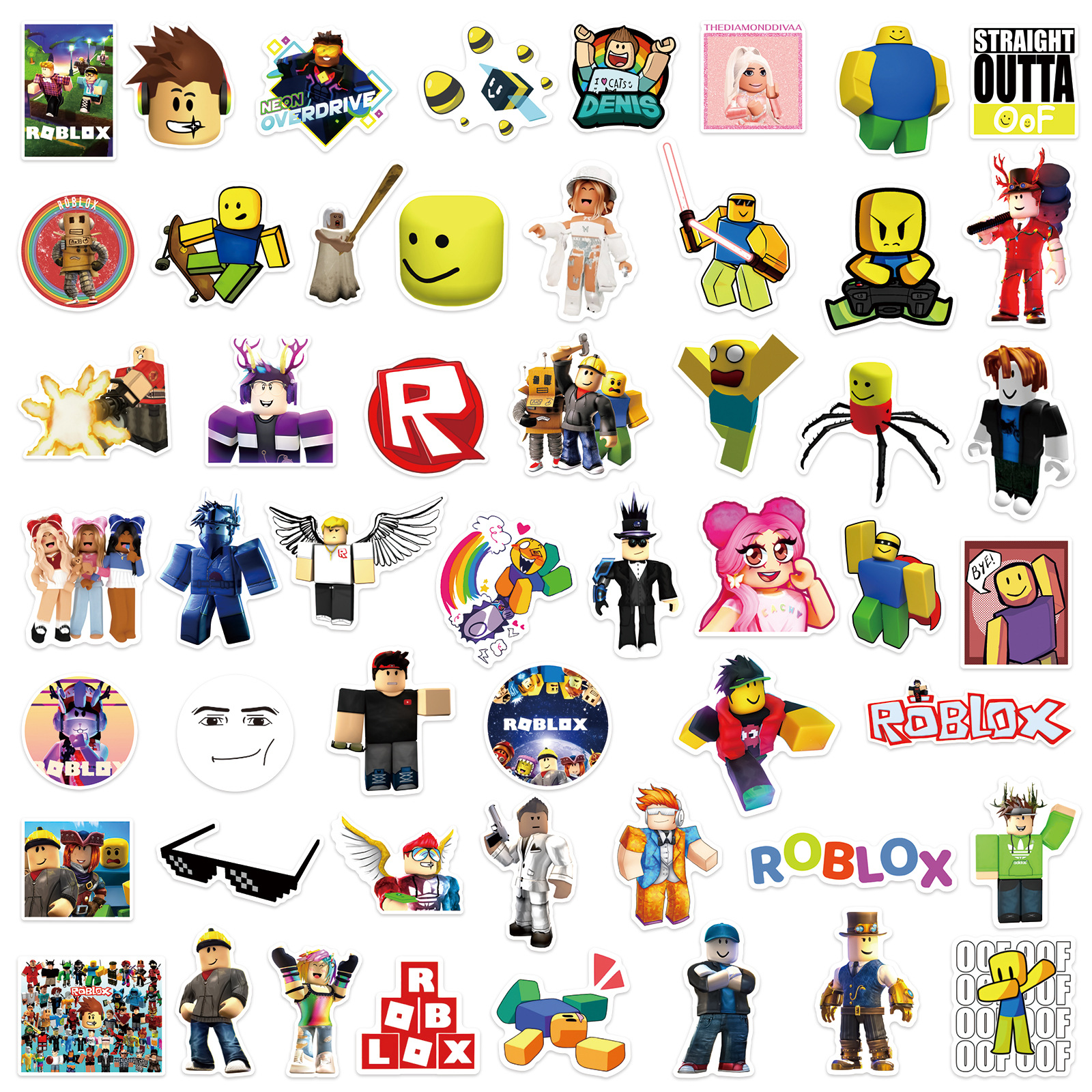 50 Adesivos de Vinil Impermeáv - Vinyl Figure Blank avaliação e preço