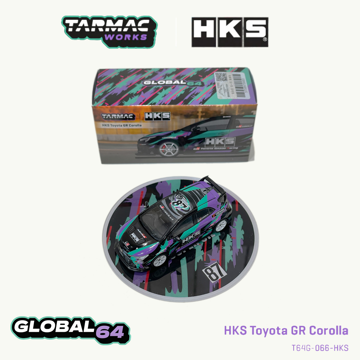 Tarmac Works T64G-066-HKS 1:64 - Die Cast Car 1 64 avaliação e preço