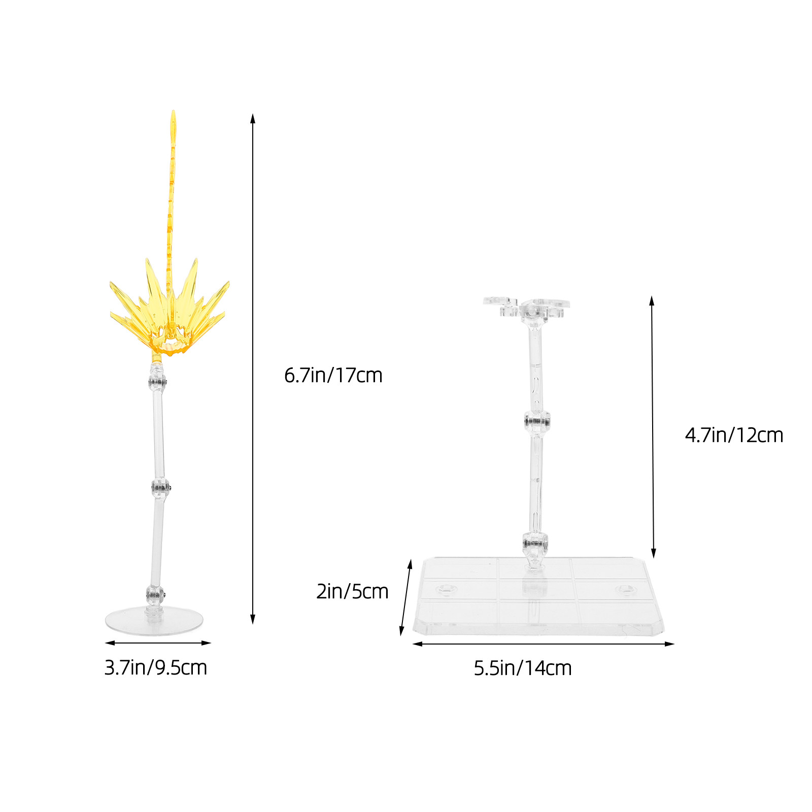 2 Peças de Suportes Ajustáveis - Action Figure Stand avaliação e preço