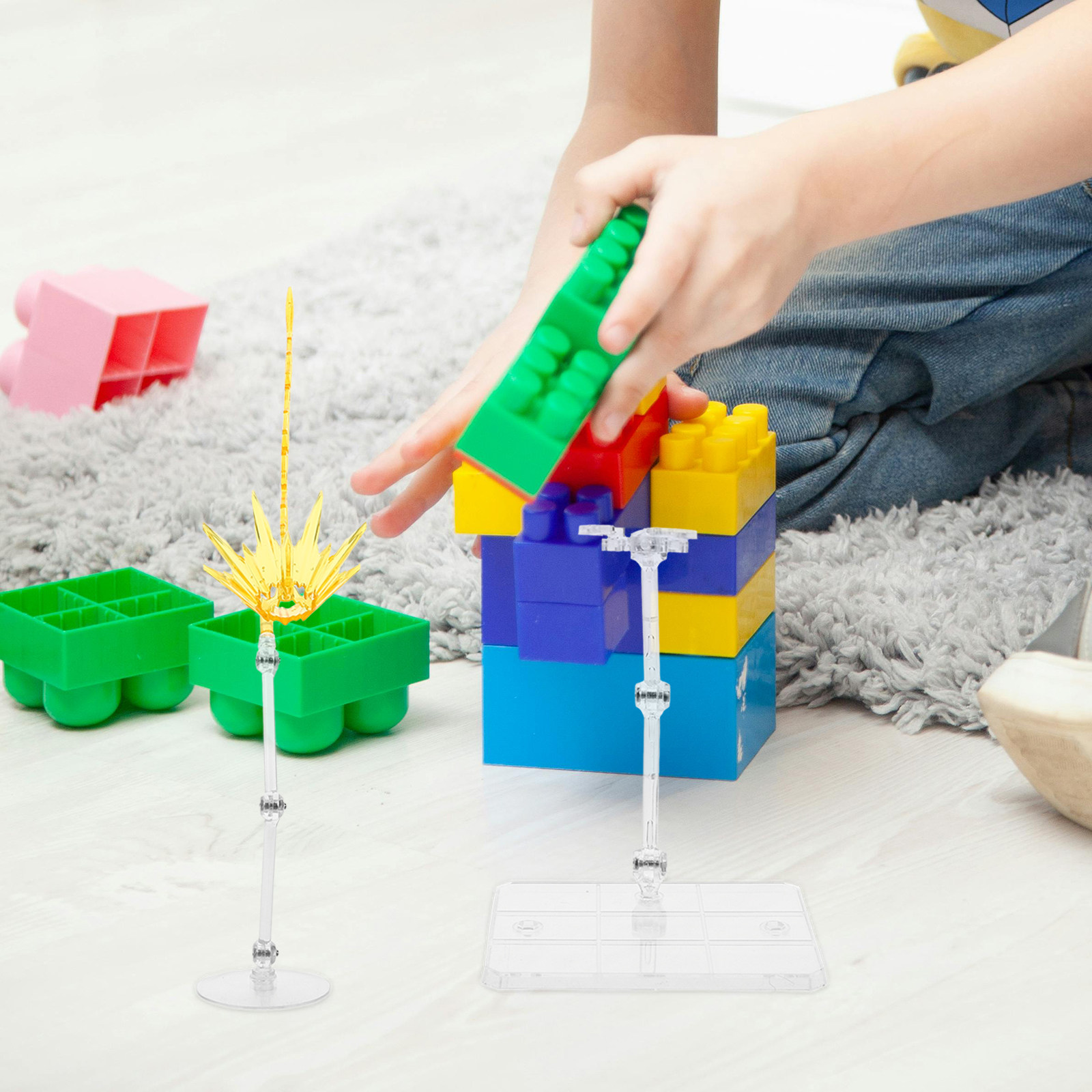 2 Peças de Suportes Ajustáveis - Action Figure Stand avaliação e preço