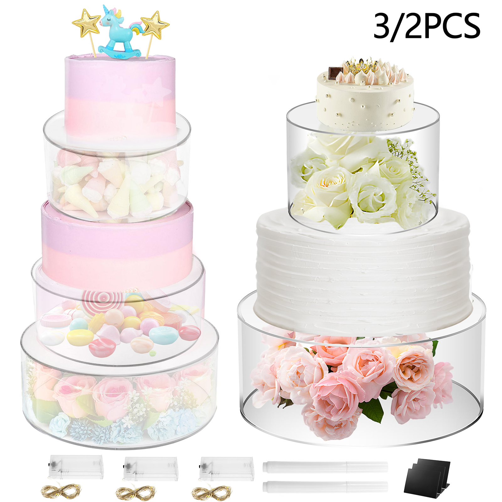 3/2 pçs placa de exibição de b - Display Risers Set avaliação e preço