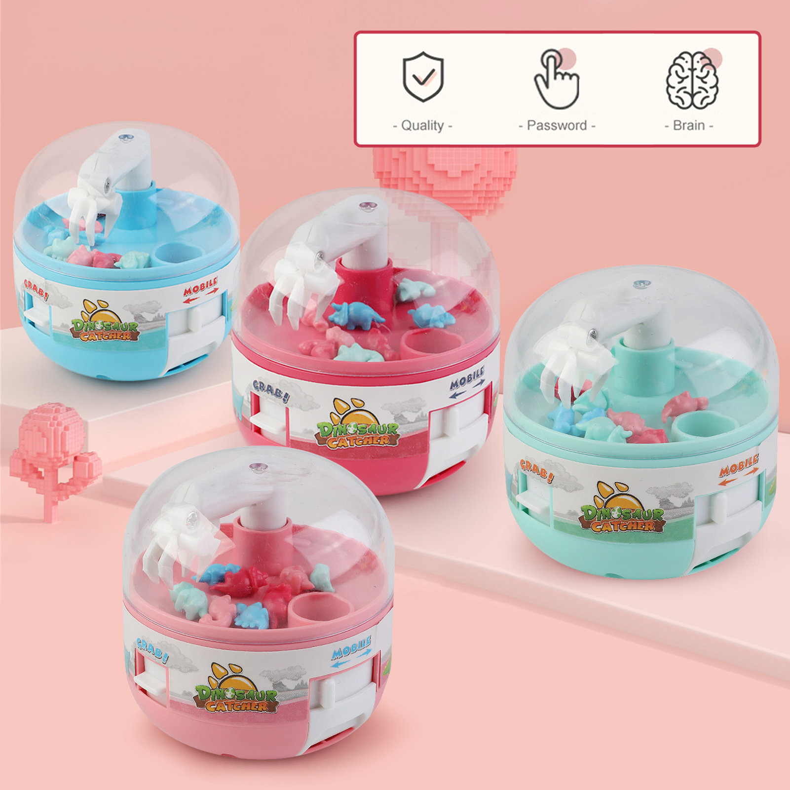 Anime mini garra máquina cápsu - Capsule Toy Gashapon avaliação e preço