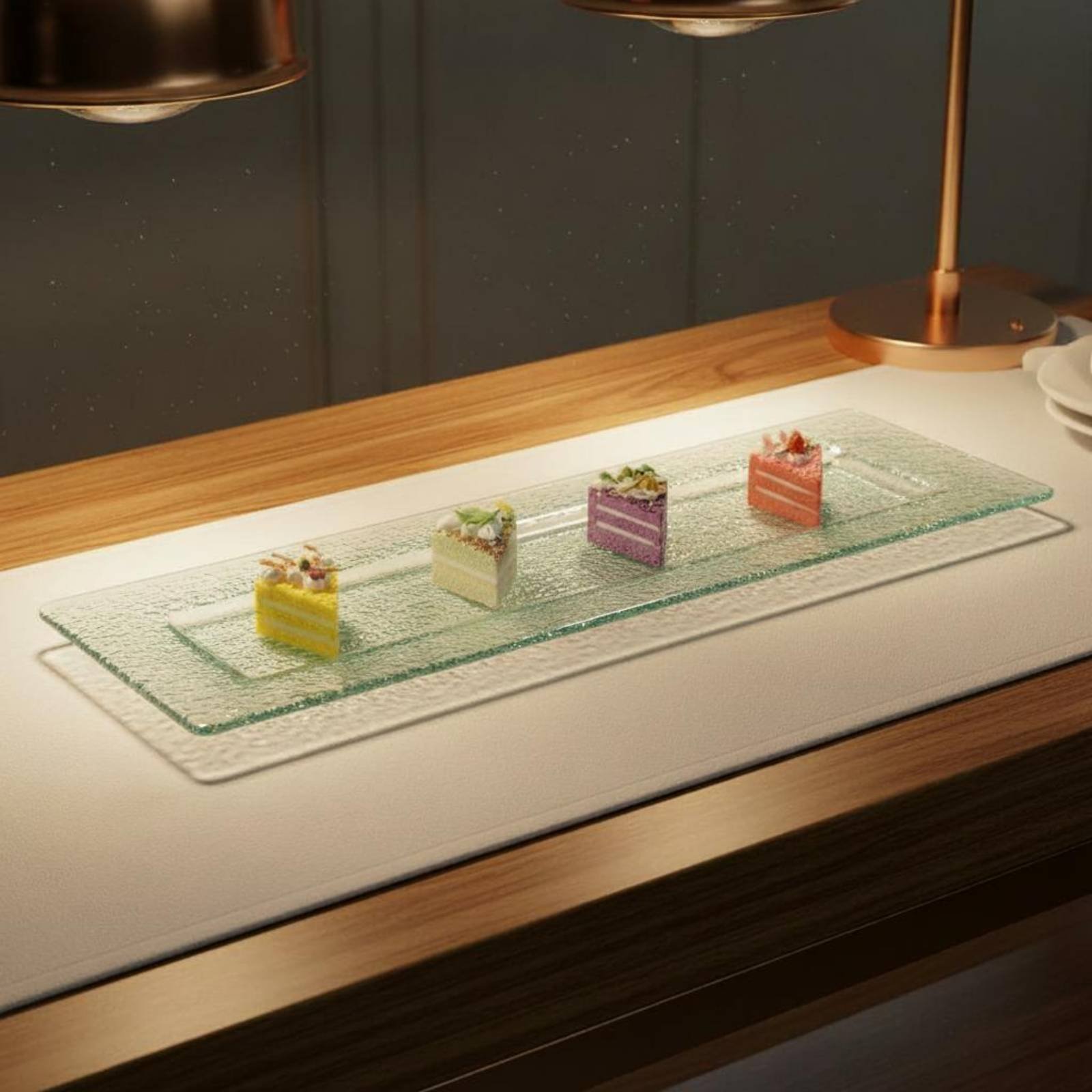 Suporte de Servir de 3 Camadas - Display Risers Set avaliação e preço
