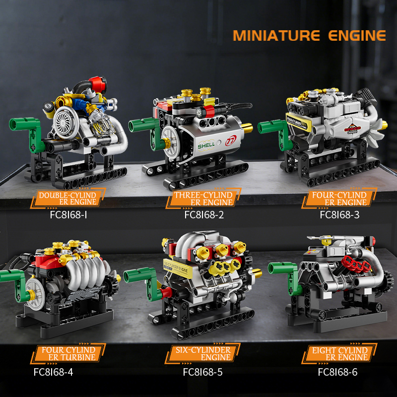 Mini Motor Turbo de 2/3/4/6/8  - Building Block Mini avaliação e preço