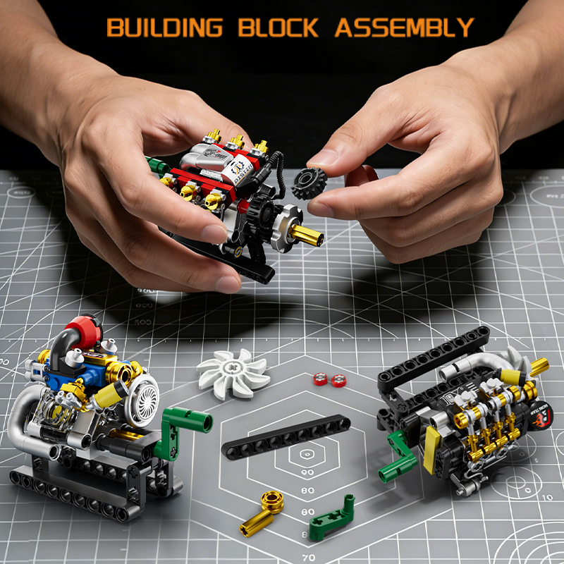 Mini Motor Turbo de 2/3/4/6/8  - Building Block Mini avaliação e preço