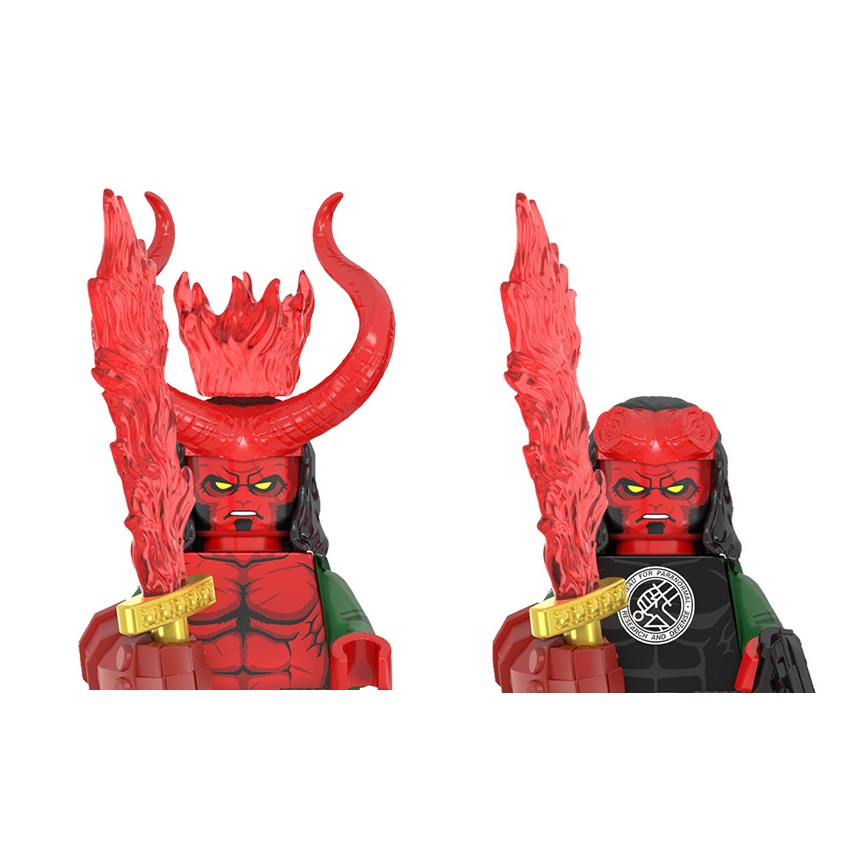 WM2422 WM2421 Hellboy Blocos d - Building Block Mini avaliação e preço