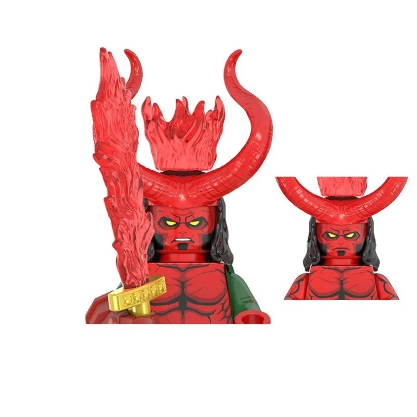 WM2422 WM2421 Hellboy Blocos d - Building Block Mini avaliação e preço