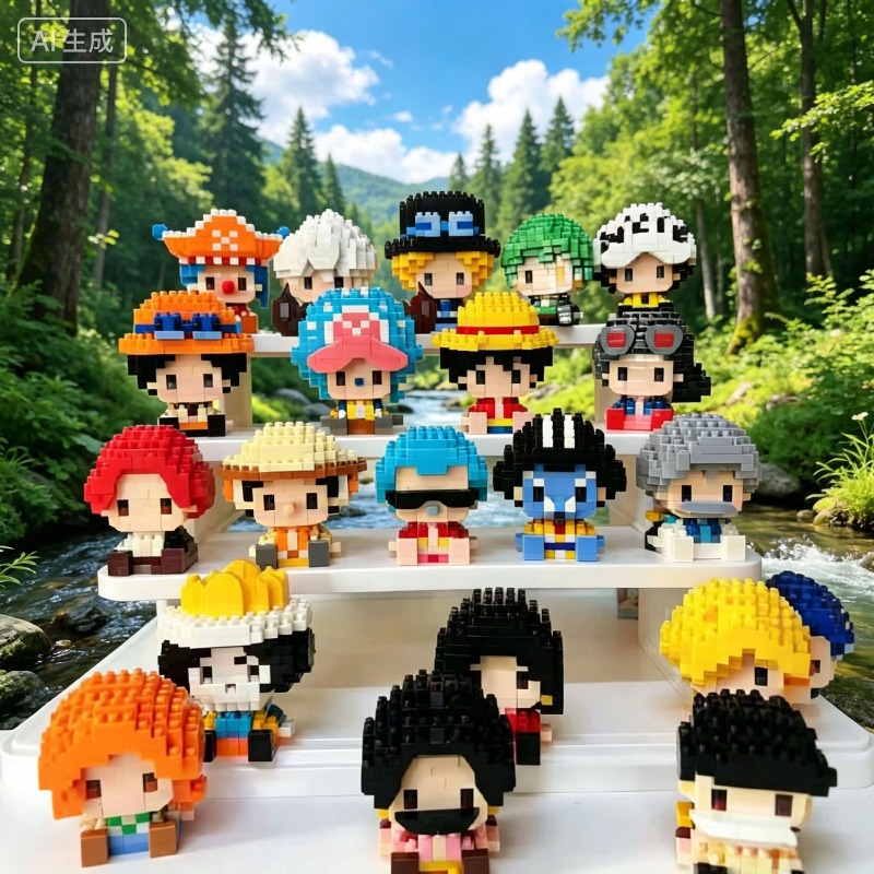 Novo ONE PIECE Deus do Sol Nik - Building Block Mini avaliação e preço