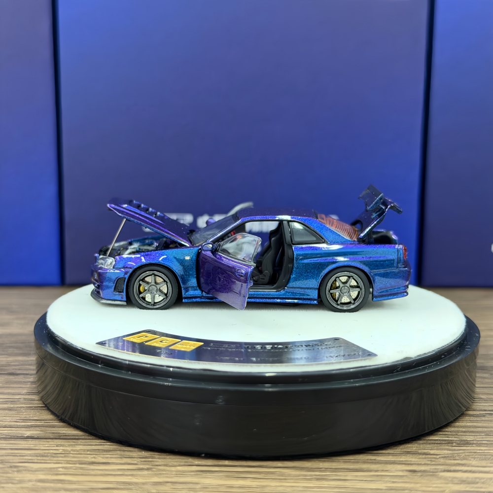PGM 1:64 Liberty Walk GTR R34  - Die Cast Car 1 64 avaliação e preço