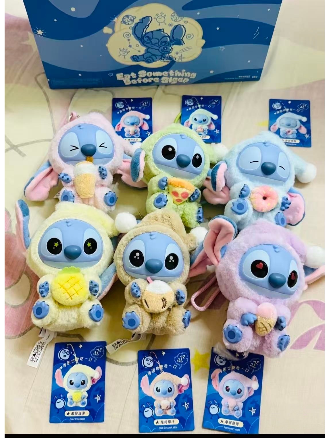 52TOYS Stitch Série Comer Algo - Mystery Box Blind Bag avaliação e preço