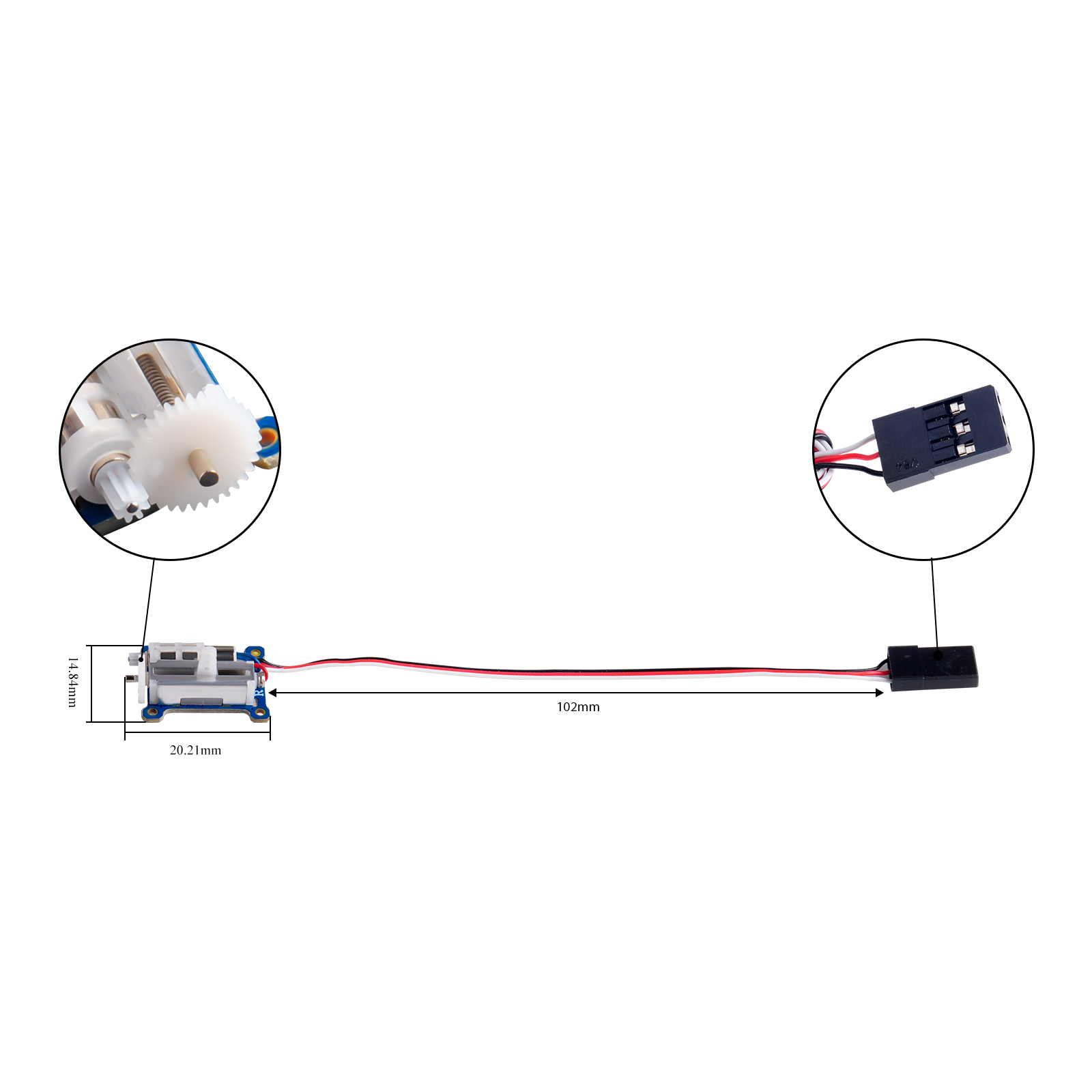 2 Peças Servo Linear Ultra Mic - Model Airplane Plastic avaliação e preço