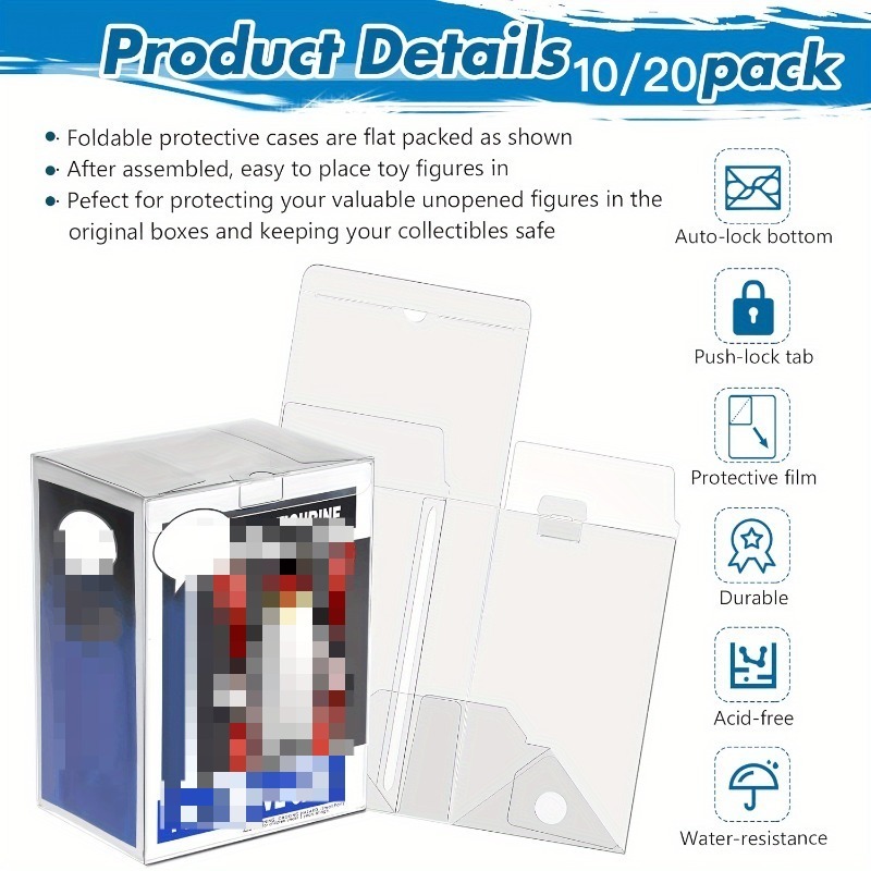 20/10-pacote casos protetores  - Funko Pop Protector avaliação e preço