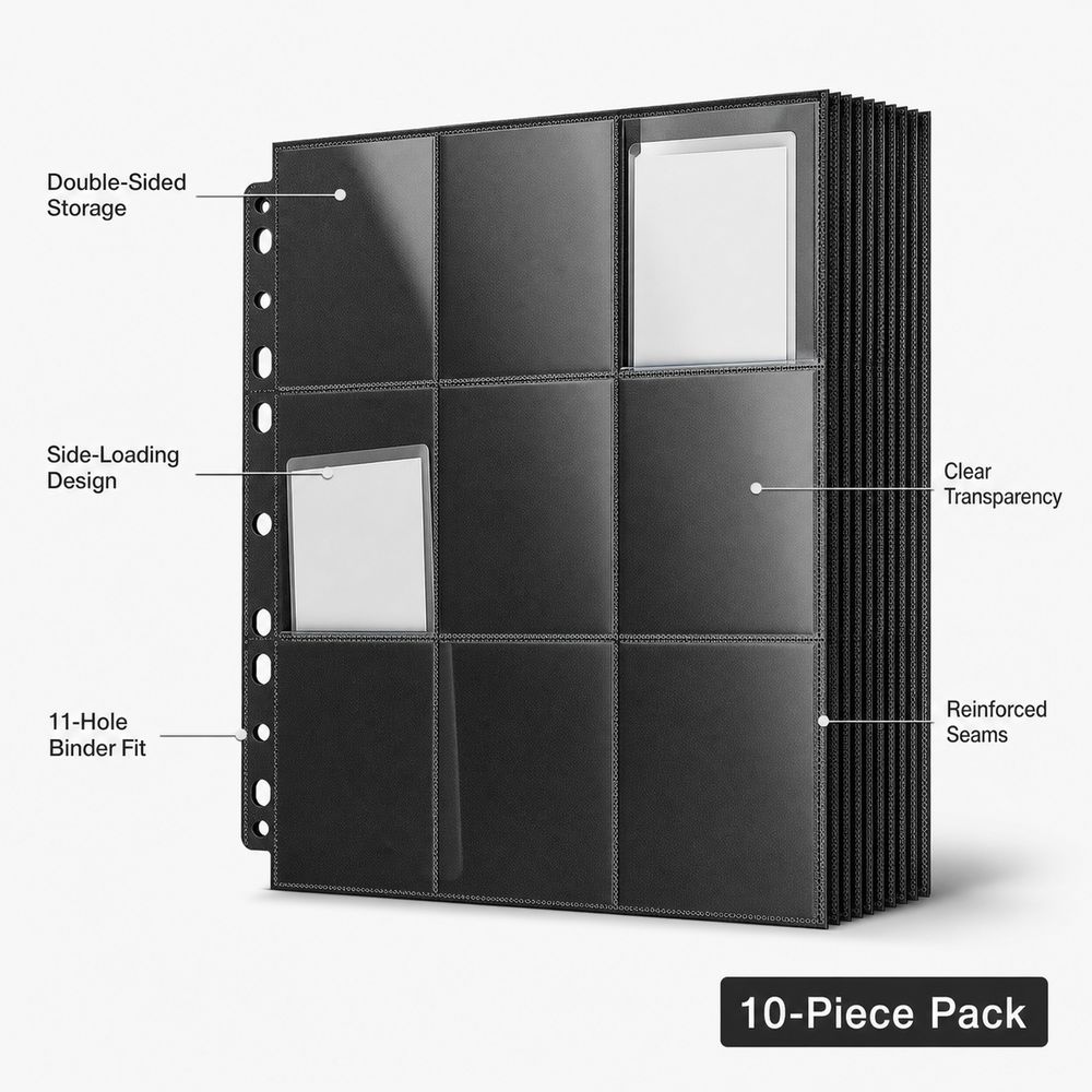 10 Unidades de Páginas para Fi - Trading Card Binder avaliação e preço