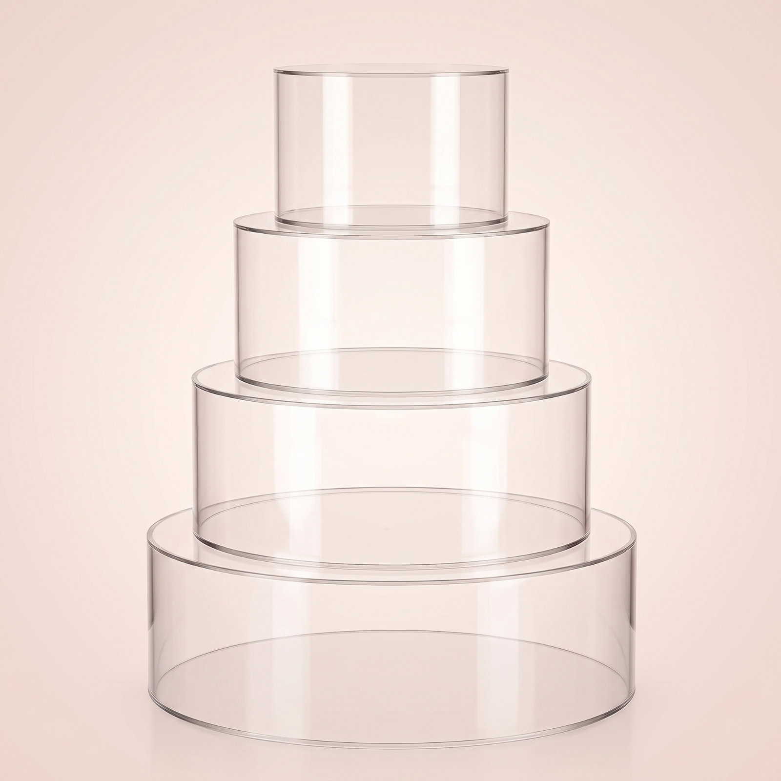 Conjunto de 4 Cilindros de Acr - Display Risers Set avaliação e preço