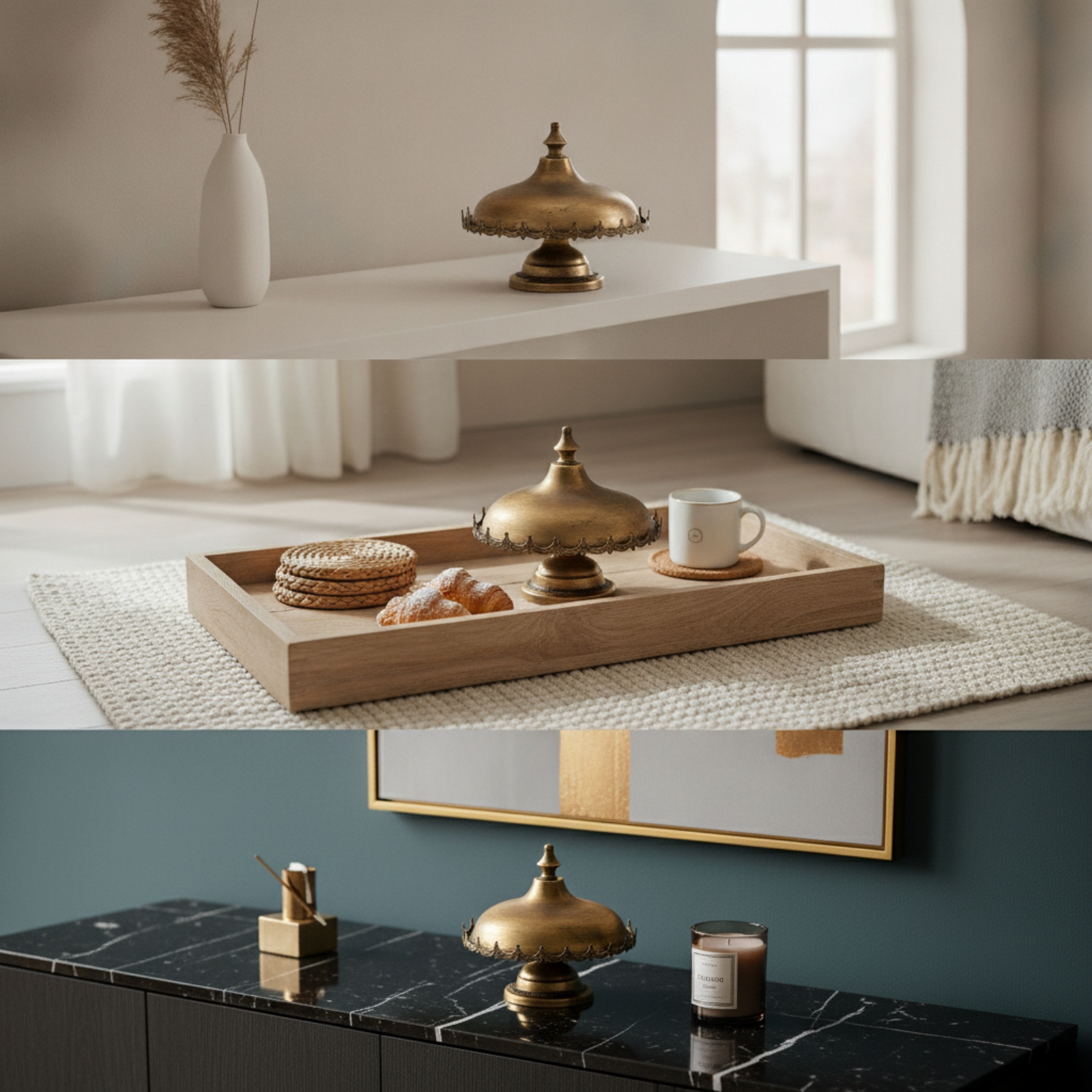 Bandeja de Pedestal com Borda  - Display Risers Set avaliação e preço