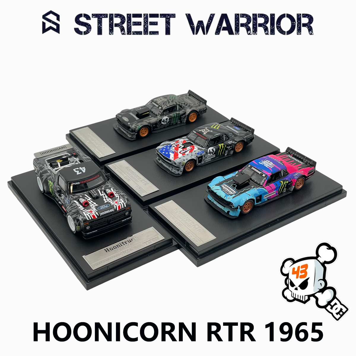 Street Warrior 1:64 1965 Musta - Die Cast Car 1 64 avaliação e preço