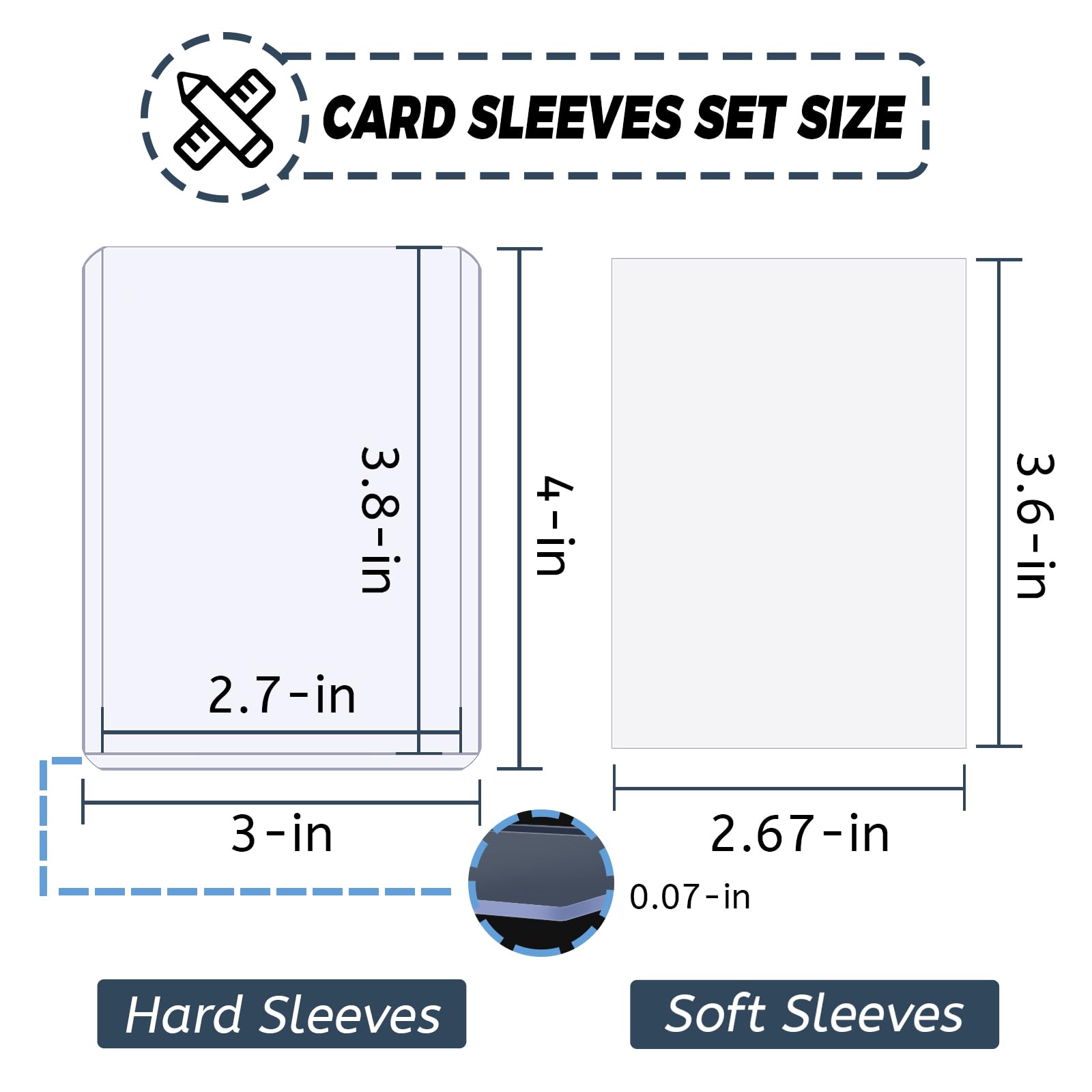 100-600pcs Protetores de Cartã - Graded Card Display avaliação e preço