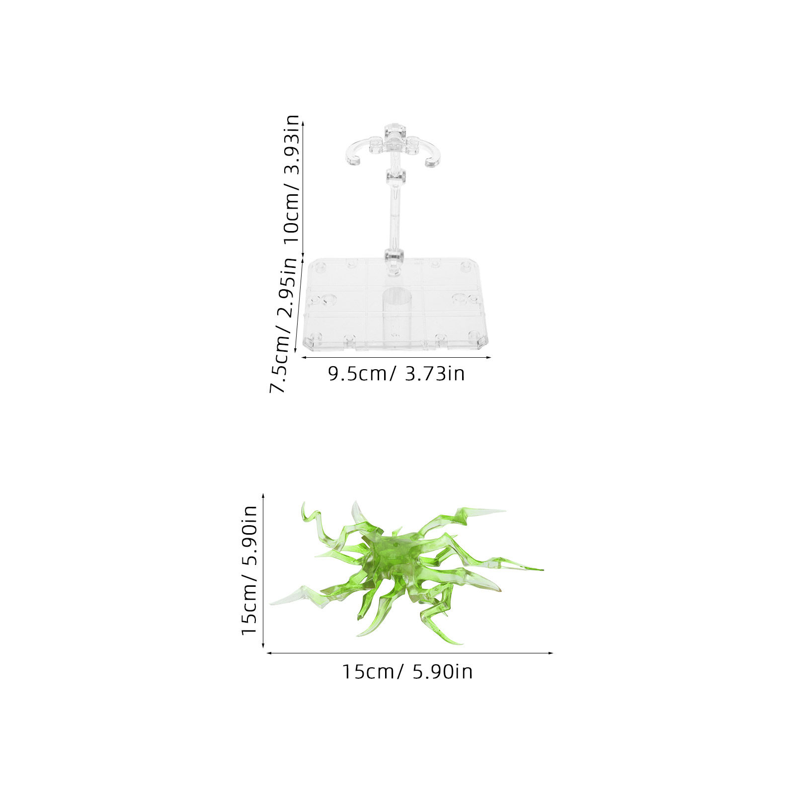 1 Conjunto de Suporte de Mesa  - Action Figure Stand avaliação e preço