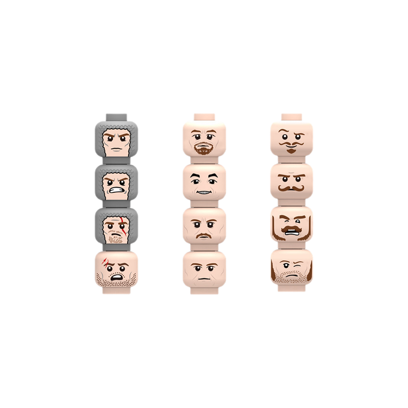Blocos de Montar de Cabeças co - Lego Minifigure Holder avaliação e preço