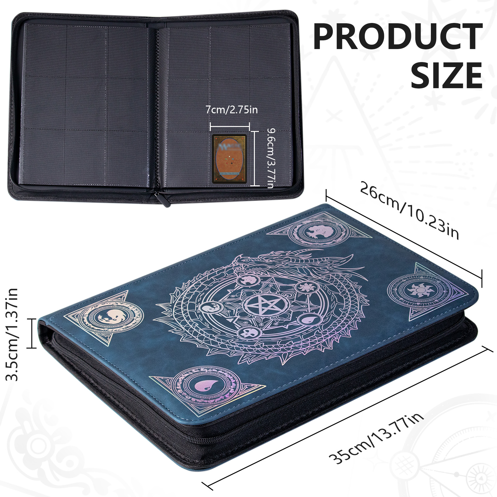 Fichário para cartas colecioná - Trading Card Binder avaliação e preço