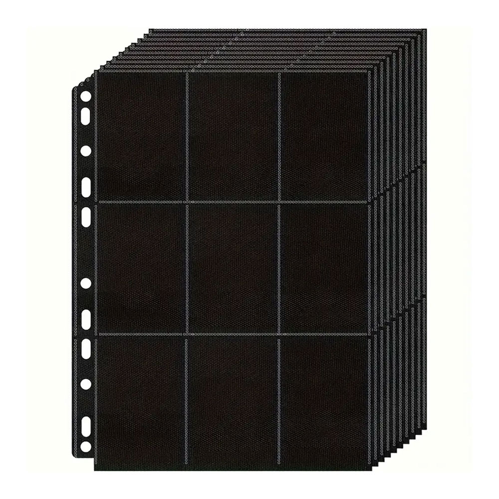 Black Trading Card Binder Pági - Trading Card Binder avaliação e preço